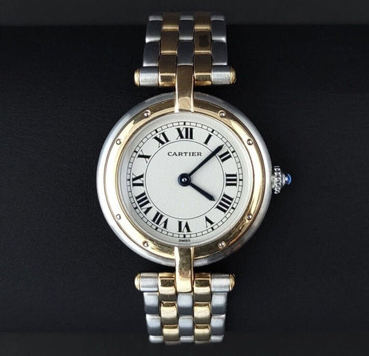 CARTIER watch, Panthere, 18k gold and steel, quartz