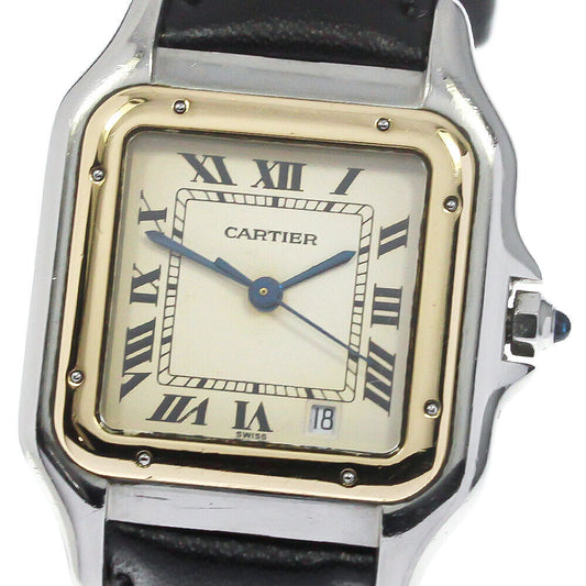 CARTIER PANTHERELM Date beige Dial Quartz Men's Watch_780259