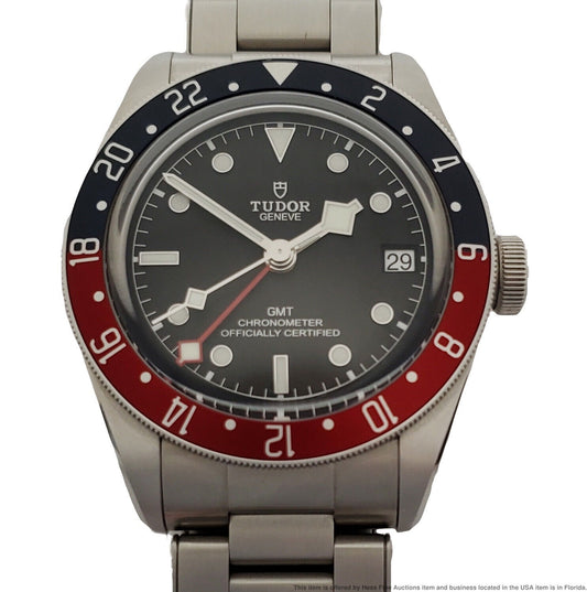 Tudor Black Bay GMT Pepsi 79830RB Mens Watch Box Papers Tag